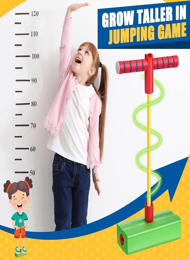 kesig® Pogo Stick Foam Pogo Jumper for Kids Foam Pogo Jumper Pogo Stick Toy Fun and Safe Jumping Stick for Teens Adults Outdoor Indoor Sports Gift,Makes Squeaky Sounds and Squeaks with Each Hop - Image 4